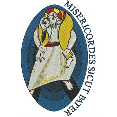 Matriz de matriz Matriz De Bordado Misericordes Sicut Pater 2